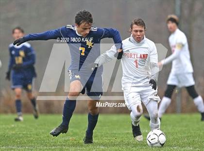 Thumbnail 2 in Portland vs Haddam-Killingworth (SLC Semifinal) photogallery.
