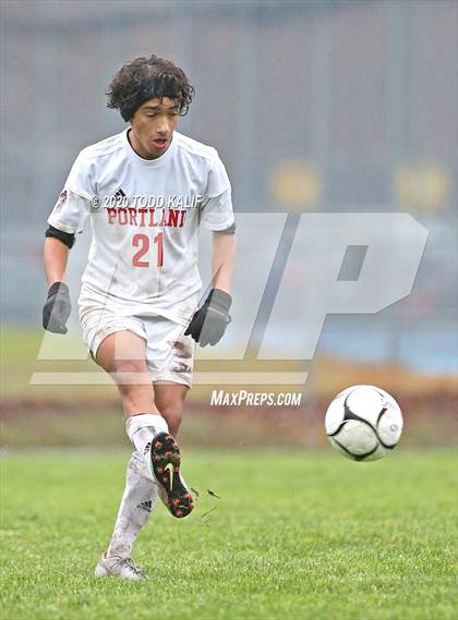 Thumbnail 2 in Portland vs Haddam-Killingworth (SLC Semifinal) photogallery.