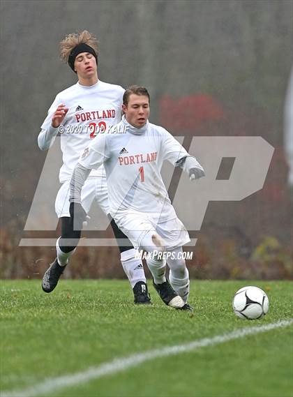 Thumbnail 1 in Portland vs Haddam-Killingworth (SLC Semifinal) photogallery.