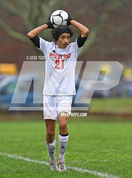 Thumbnail 2 in Portland vs Haddam-Killingworth (SLC Semifinal) photogallery.