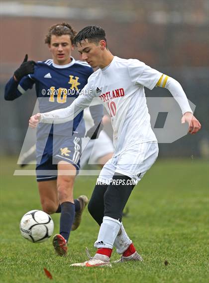 Thumbnail 2 in Portland vs Haddam-Killingworth (SLC Semifinal) photogallery.