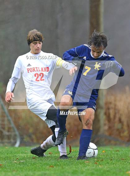 Thumbnail 2 in Portland vs Haddam-Killingworth (SLC Semifinal) photogallery.