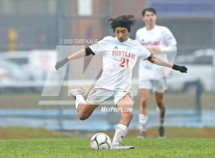 Thumbnail 3 in Portland vs Haddam-Killingworth (SLC Semifinal) photogallery.