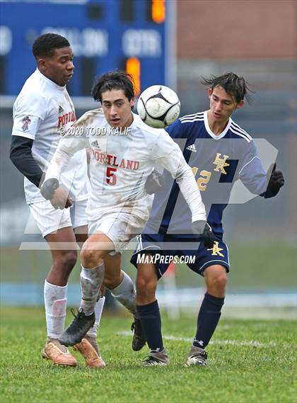 Thumbnail 2 in Portland vs Haddam-Killingworth (SLC Semifinal) photogallery.