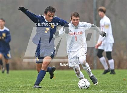 Thumbnail 1 in Portland vs Haddam-Killingworth (SLC Semifinal) photogallery.