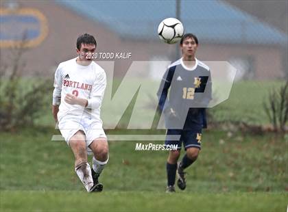 Thumbnail 2 in Portland vs Haddam-Killingworth (SLC Semifinal) photogallery.