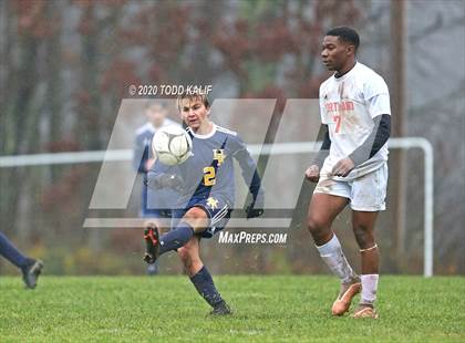 Thumbnail 2 in Portland vs Haddam-Killingworth (SLC Semifinal) photogallery.