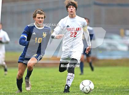 Thumbnail 2 in Portland vs Haddam-Killingworth (SLC Semifinal) photogallery.