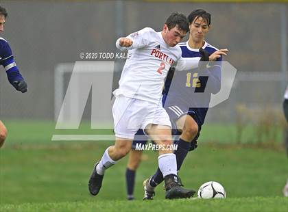 Thumbnail 3 in Portland vs Haddam-Killingworth (SLC Semifinal) photogallery.