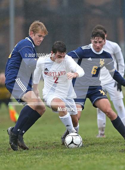 Thumbnail 2 in Portland vs Haddam-Killingworth (SLC Semifinal) photogallery.
