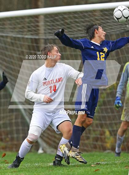 Thumbnail 2 in Portland vs Haddam-Killingworth (SLC Semifinal) photogallery.