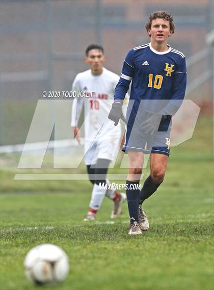 Thumbnail 2 in Portland vs Haddam-Killingworth (SLC Semifinal) photogallery.
