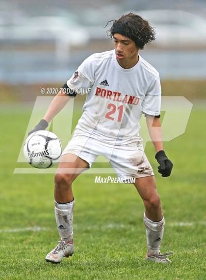Thumbnail 2 in Portland vs Haddam-Killingworth (SLC Semifinal) photogallery.