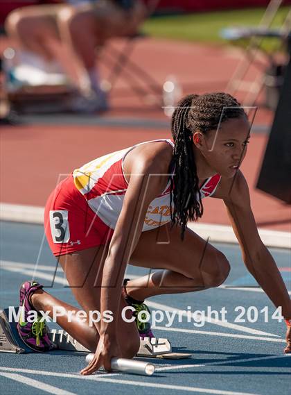 Thumbnail 3 in CIF Track and Field State Championship Prelims (Friday Girls Events) photogallery.