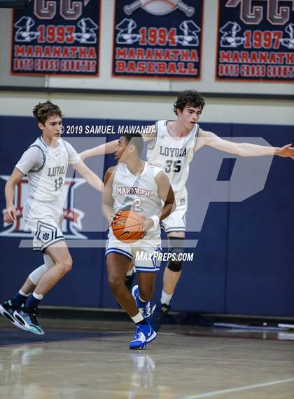 Thumbnail 1 in Loyola vs  Culver City (Rose City Roundball Classic) photogallery.