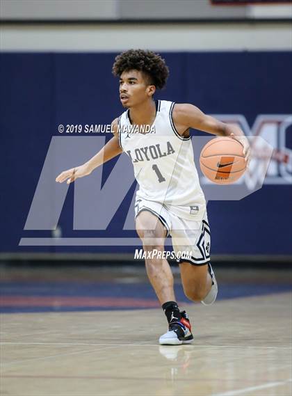 Thumbnail 1 in Loyola vs  Culver City (Rose City Roundball Classic) photogallery.