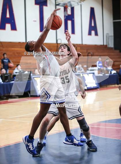 Thumbnail 2 in Loyola vs  Culver City (Rose City Roundball Classic) photogallery.