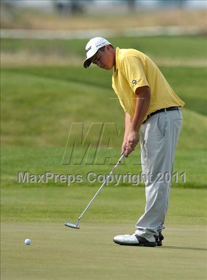 Thumbnail 2 in CIF SJS Masters Boys Golf Championships photogallery.