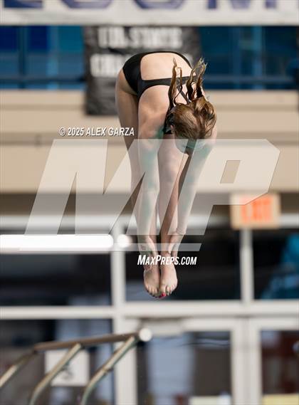 Thumbnail 1 in UIL 4A Girls Diving Prelims and Finals photogallery.