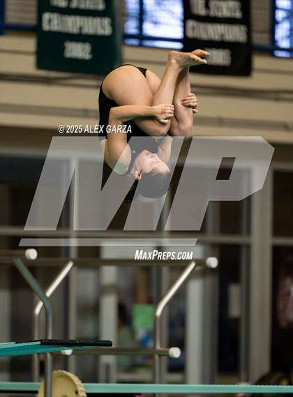 Thumbnail 3 in UIL 4A Girls Diving Prelims and Finals photogallery.