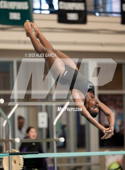 Thumbnail 2 in UIL 4A Girls Diving Prelims and Finals photogallery.