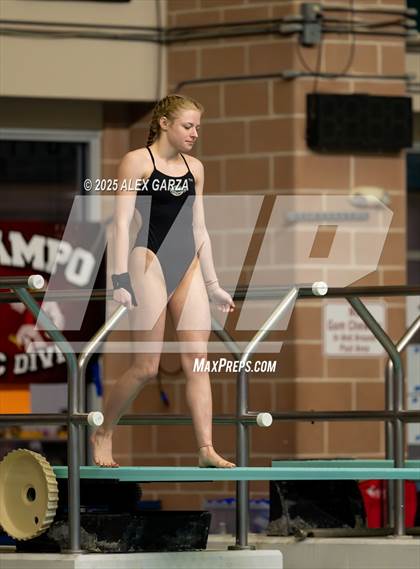 Thumbnail 1 in UIL 4A Girls Diving Prelims and Finals photogallery.