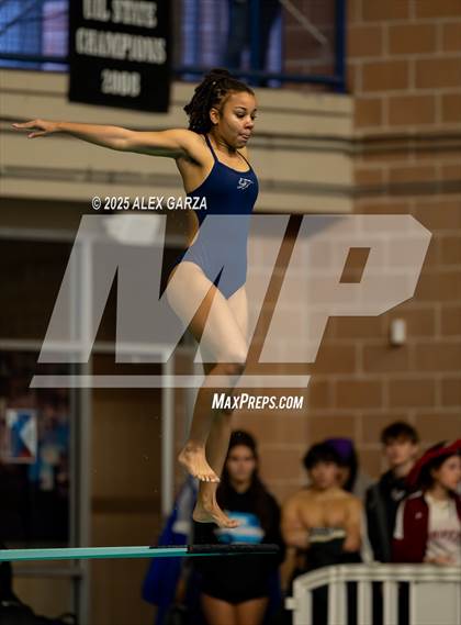 Thumbnail 2 in UIL 4A Girls Diving Prelims and Finals photogallery.