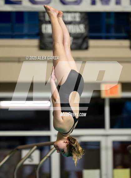 Thumbnail 3 in UIL 4A Girls Diving Prelims and Finals photogallery.