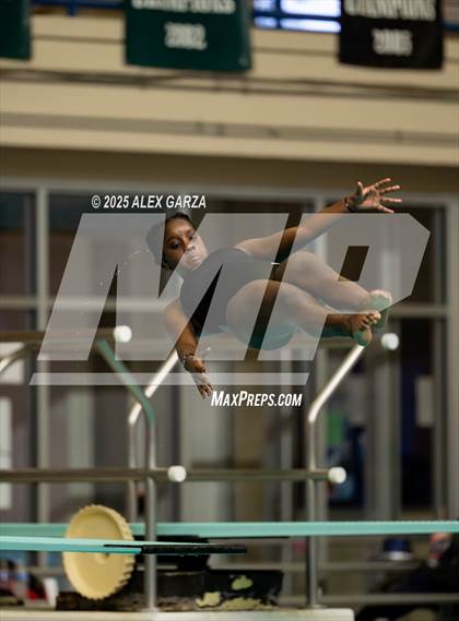 Thumbnail 1 in UIL 4A Girls Diving Prelims and Finals photogallery.