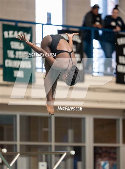 Thumbnail 2 in UIL 4A Girls Diving Prelims and Finals photogallery.