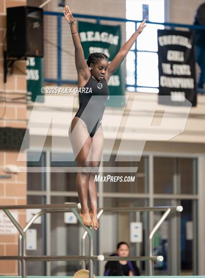 Thumbnail 3 in UIL 4A Girls Diving Prelims and Finals photogallery.