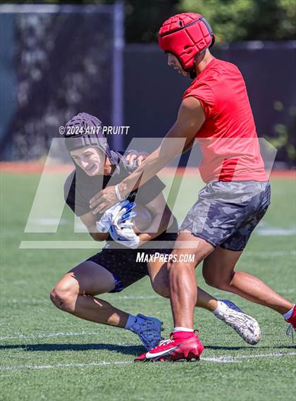 Thumbnail 1 in Analy vs San Rafael (D1 Bound Academy 7 on 7 Tournament) photogallery.