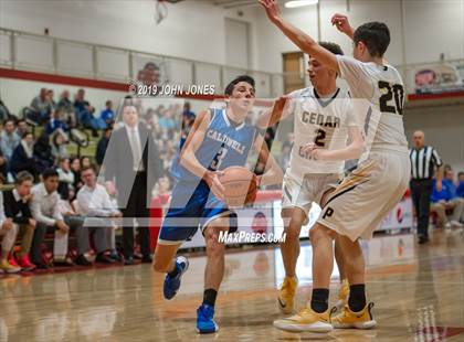 Thumbnail 2 in Cedar Grove vs Caldwell (West Essex Tournament Championship) photogallery.