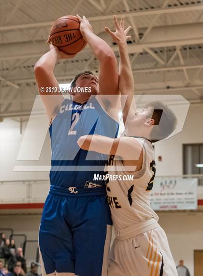 Thumbnail 3 in Cedar Grove vs Caldwell (West Essex Tournament Championship) photogallery.