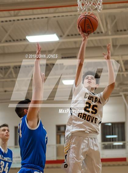 Thumbnail 2 in Cedar Grove vs Caldwell (West Essex Tournament Championship) photogallery.