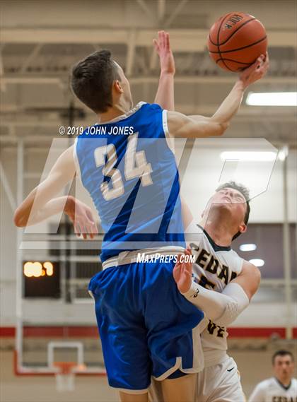 Thumbnail 2 in Cedar Grove vs Caldwell (West Essex Tournament Championship) photogallery.