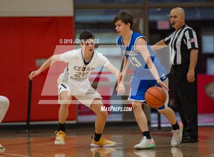 Thumbnail 2 in Cedar Grove vs Caldwell (West Essex Tournament Championship) photogallery.
