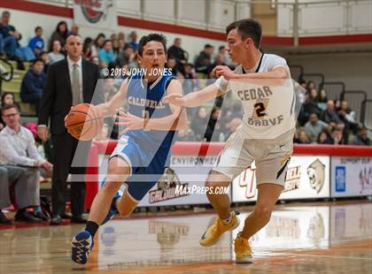 Thumbnail 1 in Cedar Grove vs Caldwell (West Essex Tournament Championship) photogallery.