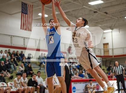 Thumbnail 3 in Cedar Grove vs Caldwell (West Essex Tournament Championship) photogallery.