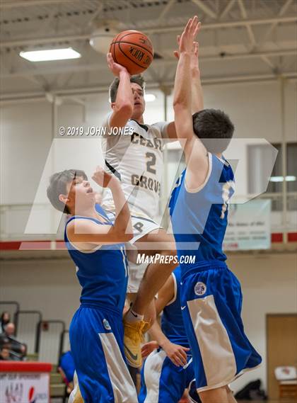 Thumbnail 3 in Cedar Grove vs Caldwell (West Essex Tournament Championship) photogallery.