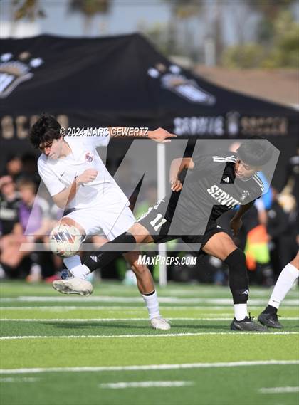 Thumbnail 1 in Crossroads @ Servite (CIF-SS Division 1 Semifinal) photogallery.