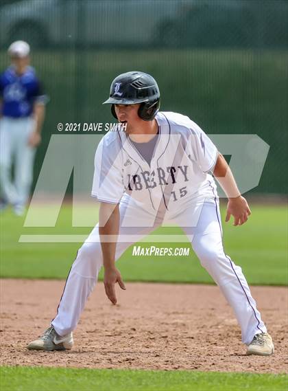Thumbnail 1 in Clear Creek-Amana vs. Liberty @ Solon High School photogallery.