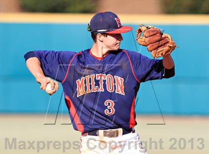 Thumbnail 2 in The Woodlands vs. Milton (National High School Invitational) photogallery.