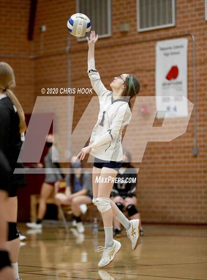 Thumbnail 2 in Salpointe Catholic vs. Mesquite photogallery.