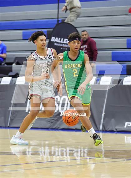 Thumbnail 3 in Sunrise Christian Academy vs. AZ Compass Prep (5 for the Fight National Hoopfest) photogallery.