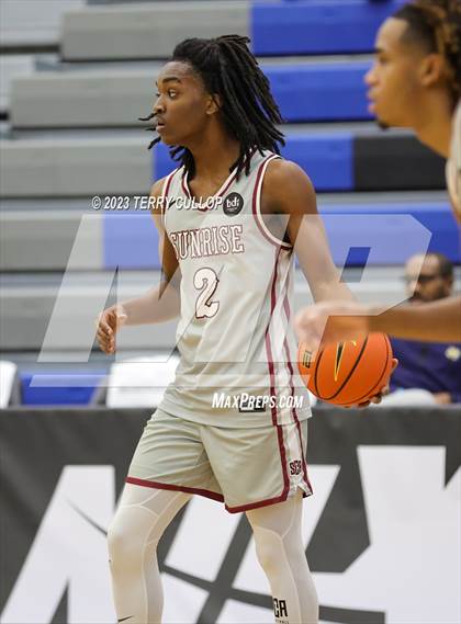 Thumbnail 1 in Sunrise Christian Academy vs. AZ Compass Prep (5 for the Fight National Hoopfest) photogallery.