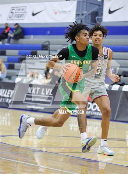 Thumbnail 3 in Sunrise Christian Academy vs. AZ Compass Prep (5 for the Fight National Hoopfest) photogallery.