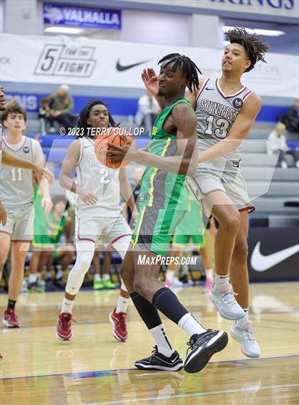 Thumbnail 1 in Sunrise Christian Academy vs. AZ Compass Prep (5 for the Fight National Hoopfest) photogallery.