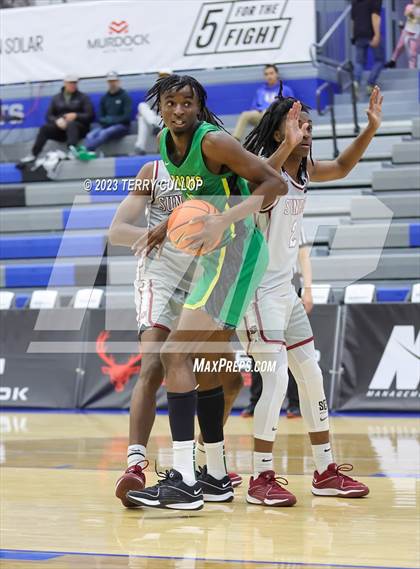 Thumbnail 3 in Sunrise Christian Academy vs. AZ Compass Prep (5 for the Fight National Hoopfest) photogallery.