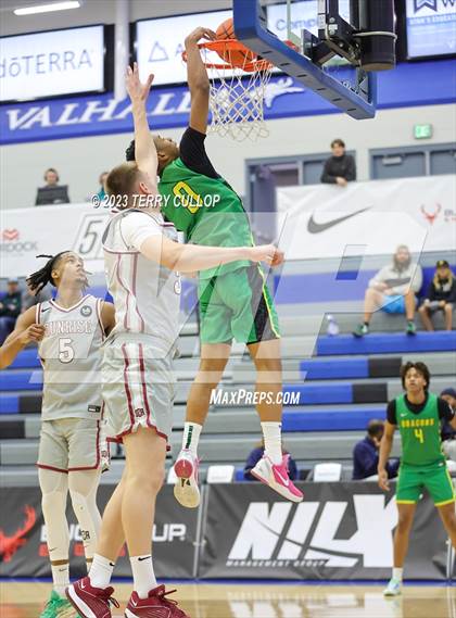 Thumbnail 1 in Sunrise Christian Academy vs. AZ Compass Prep (5 for the Fight National Hoopfest) photogallery.